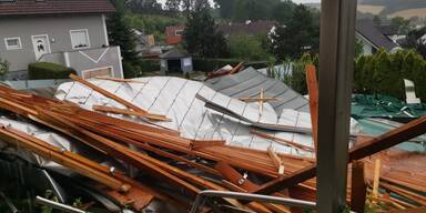 Unwetter Schäden Feuerwehr