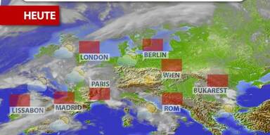 Aktuelle Wetterprognose vom Dienstag
