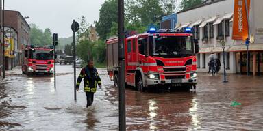 Katastrophenalarm: Land unter im Saarland
