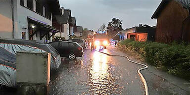 Thalgau Unwetter Überschwemmungen 