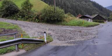 Unwetter: Überschwemmungen und Vermurungen in Kärnten