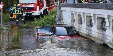 autofahrer flut oberösterreich