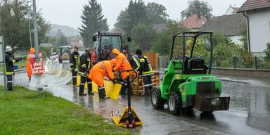 Unwetter in Niederösterreich (Plank am Kamp) 