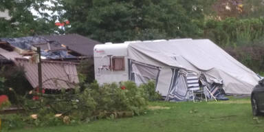 Campingplatz Unwetter Kärnten 