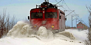 Schnee Unwetter Serbien