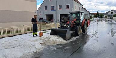 Mega-Hagel-Unwetter im Burgenland