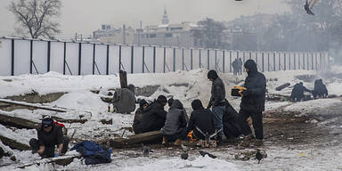 Flüchtlinge Kälte