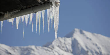 Frost Alpen Eiszapfen