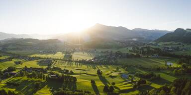 Golf Kitzbuehel Schwarzsee-Reith Sommer Sonnenaufgang Panorama (50)