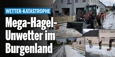 Mega-Hagel-Unwetter im Burgenland 