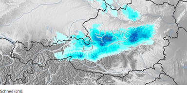 Neuschnee Montag