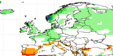 Winter-Prognosen Wetterkarten