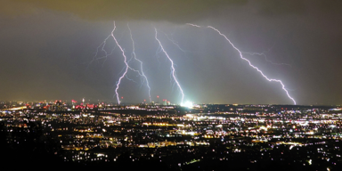 Umso größer die Stadt, desto heftiger die Gewitter