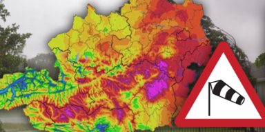 Sturmböen bis 110 km/h, erste Ausuferungen in Niederösterreich