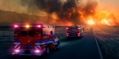 Verheerende Waldbrände im Bundestaat Texas