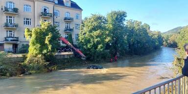 Rettung Auto Wienfluss