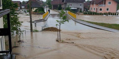Enorme Regenmengen in Bosnien