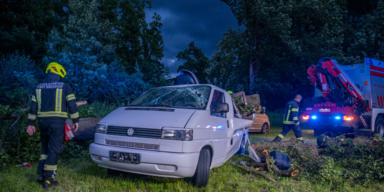 Bauch kracht auf Camper in Kirchdorf an der Krems