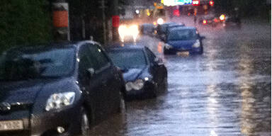 Überschwemmung Billrothstraße