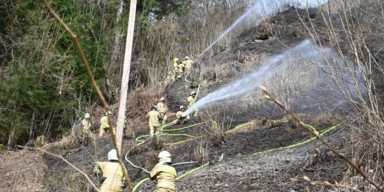 Föhnsturm kappt Stromleitung: Feuerwehr-Großeinsatz