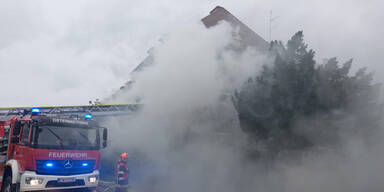 Brand in einem Mehrparteienhaus in St. Pantaleon