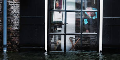 Überschwemmung in Dordrecht (Niederlande)