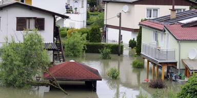 Überflutungen in Greifenstein 