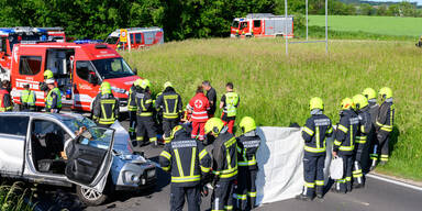 Unfall  Verletzte Neuhofen an der Krems
