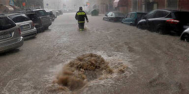 Überschwemmungen in Genua