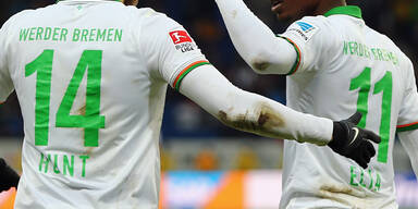 Werder Bremen hat das Training wegen dem Orkantief vorverlegt