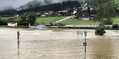 Hochwasser im Pinzgau