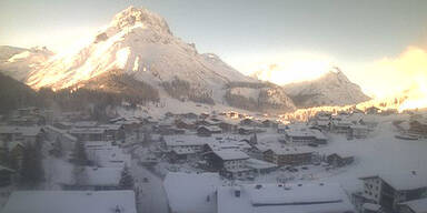 Lech am Arlberg ist der Kältepol Österreichs 