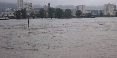 Hochwasser in Linz 