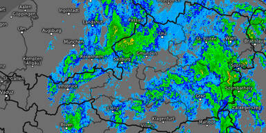 Regen- und Schneeradar Österreich