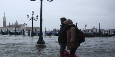 "Land unter" in Venedig