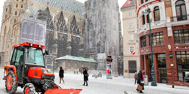 Schnee in Wien 