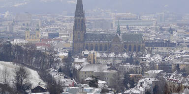 Auch in Oberösterreich hat es Schnee