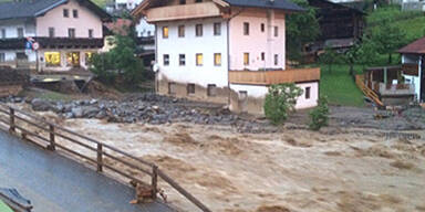 Schwere Unwetter-Schäden in Tirol