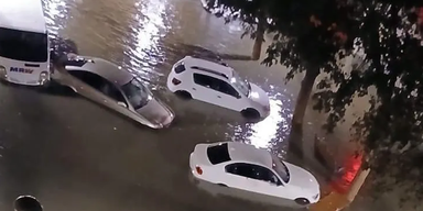 Nächste Unwetter: Schon wieder schwimmen in Spanien die Autos