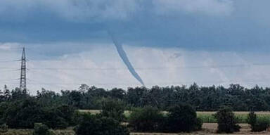 Tornado-Sichtung in Krems