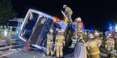 Unfall mit Reisebus 