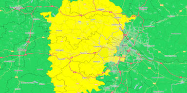 Windwarnung für Teile Wiens